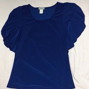 Flowy Blue Dress Top